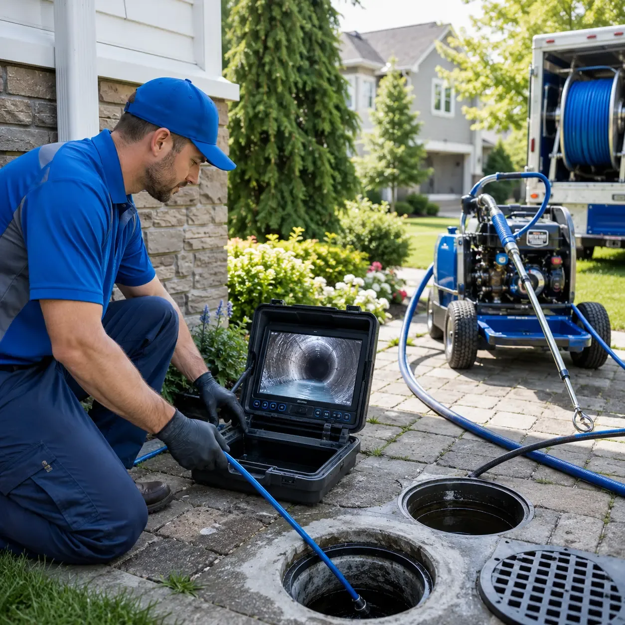 Outdoor drain cleaning professionals serving Siler City, NC
